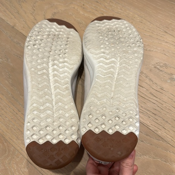 Cole Haan Tennis Fashion Sneaker Leather Plaid Lace Up Mens 8.5 Grandpro Gray - Picture 11 of 11